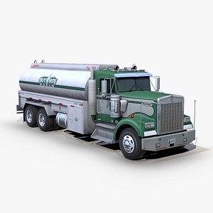w900 fuel truck 3D