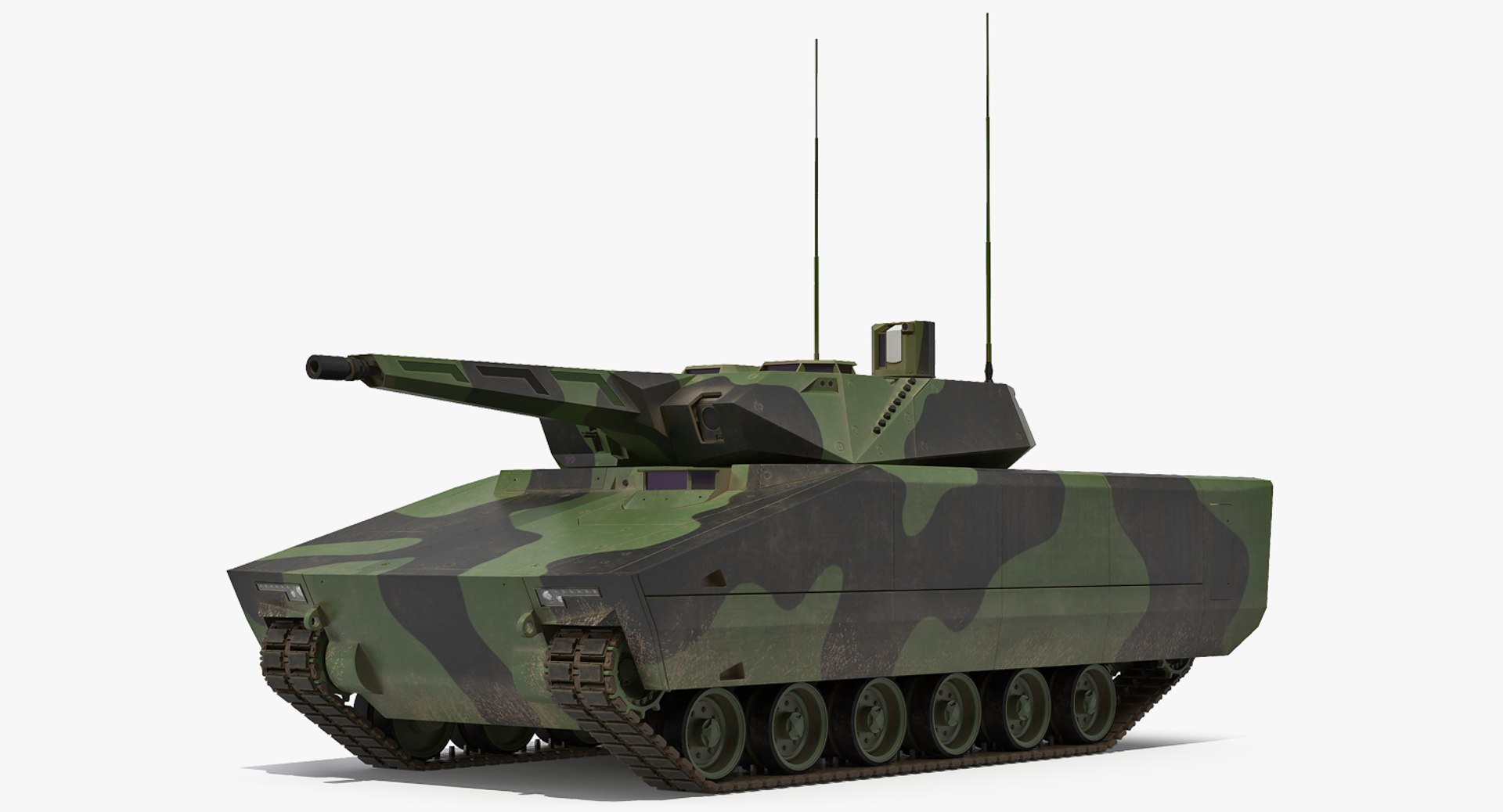 IFV Lynx KF41 Camo Dusty 3D Model 3D model preview