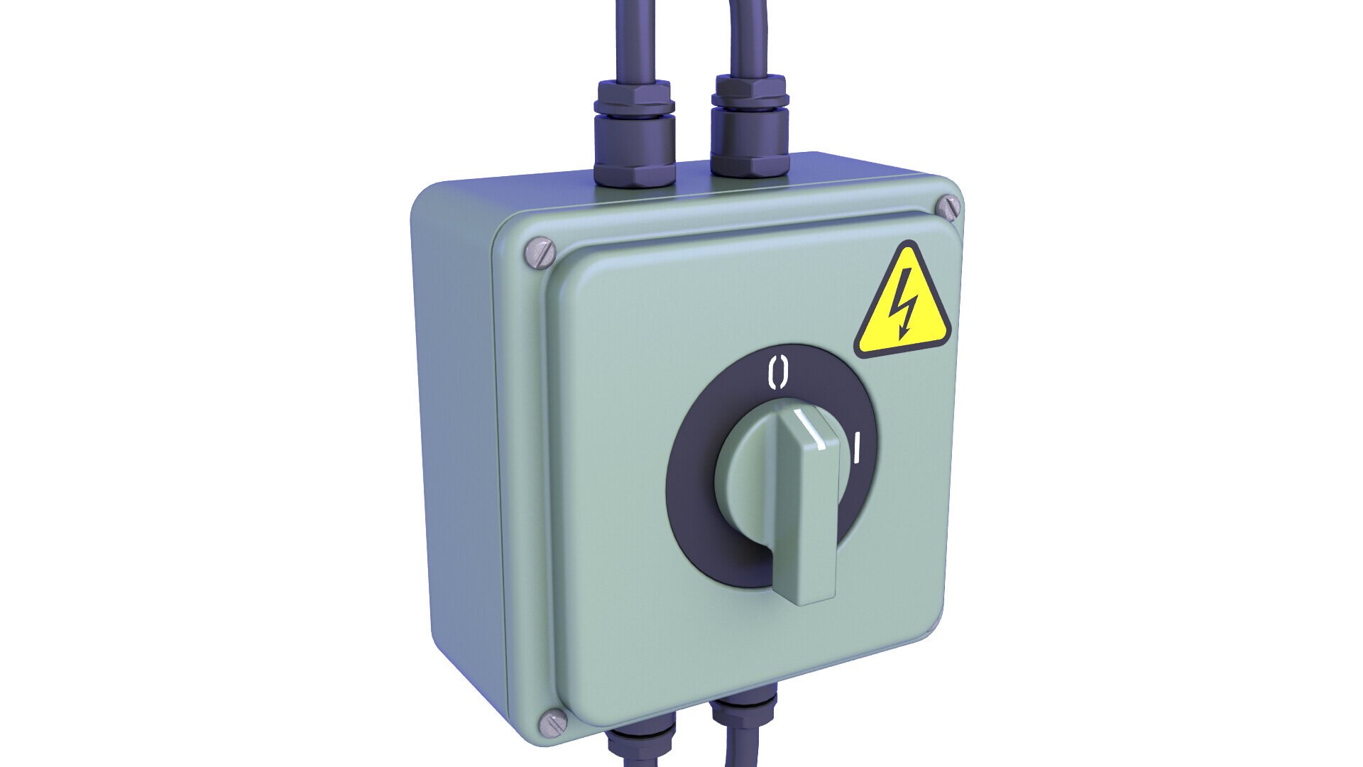 Industrial Power Switch 16 3D model TurboSquid 1912599