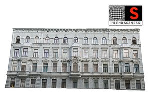 3D facade street model