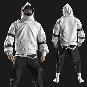 Male Streetwear 2. Marvelous Designer  Clo 3D project