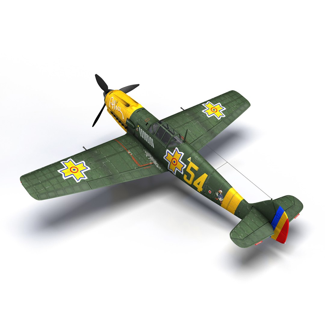 messerschmitt - bf-109 romanian 3D https://p.turbosquid.com/ts-thumb/OH/Nurm0M/cOgryssV/alice11/jpg/1553963346/1920x1080/fit_q87/c34db41b8abd701fe44f65f9af225e4ca18c3874/alice11.jpg