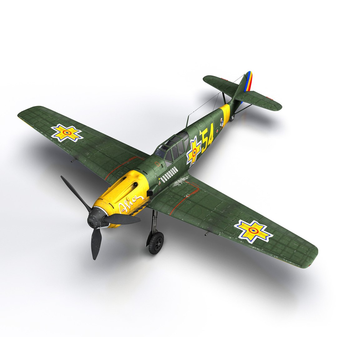messerschmitt - bf-109 romanian 3D https://p.turbosquid.com/ts-thumb/OH/Nurm0M/pg5f8FOc/alice15/jpg/1553963403/1920x1080/fit_q87/8b84c8532cf5d5306b68a820eab77b609474b235/alice15.jpg