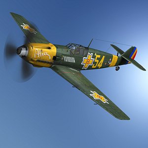 messerschmitt - bf-109 romanian 3D