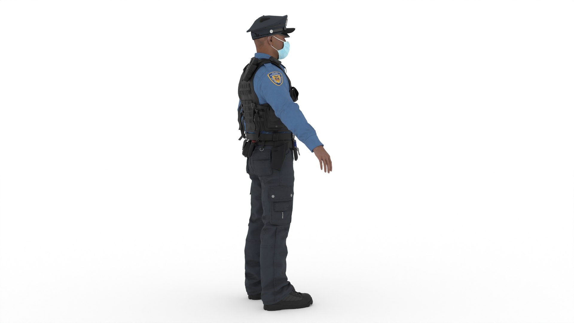 Police Male 3D - TurboSquid 2170917