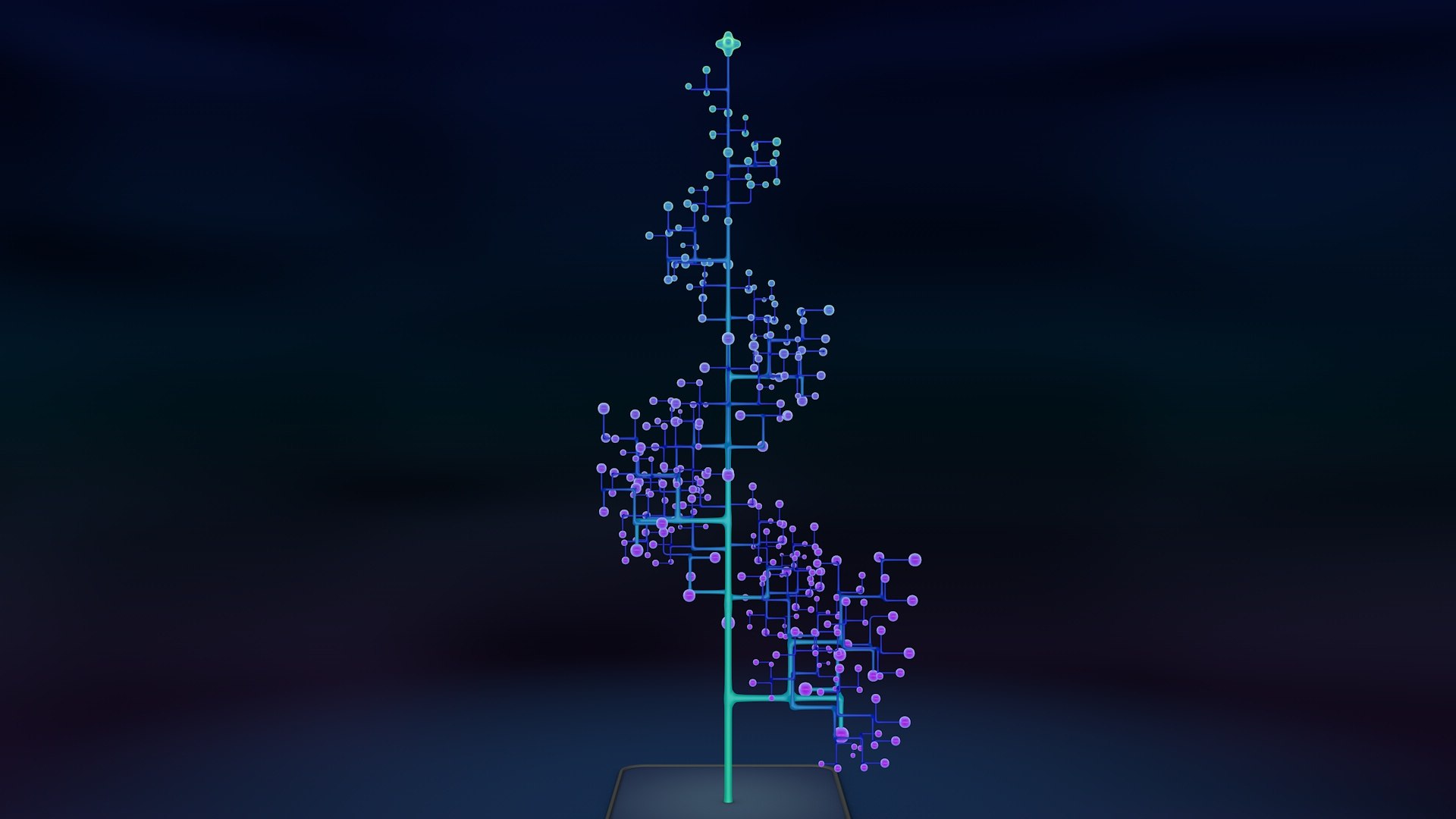 3D Model CyberTree Spiral - TurboSquid 2346282