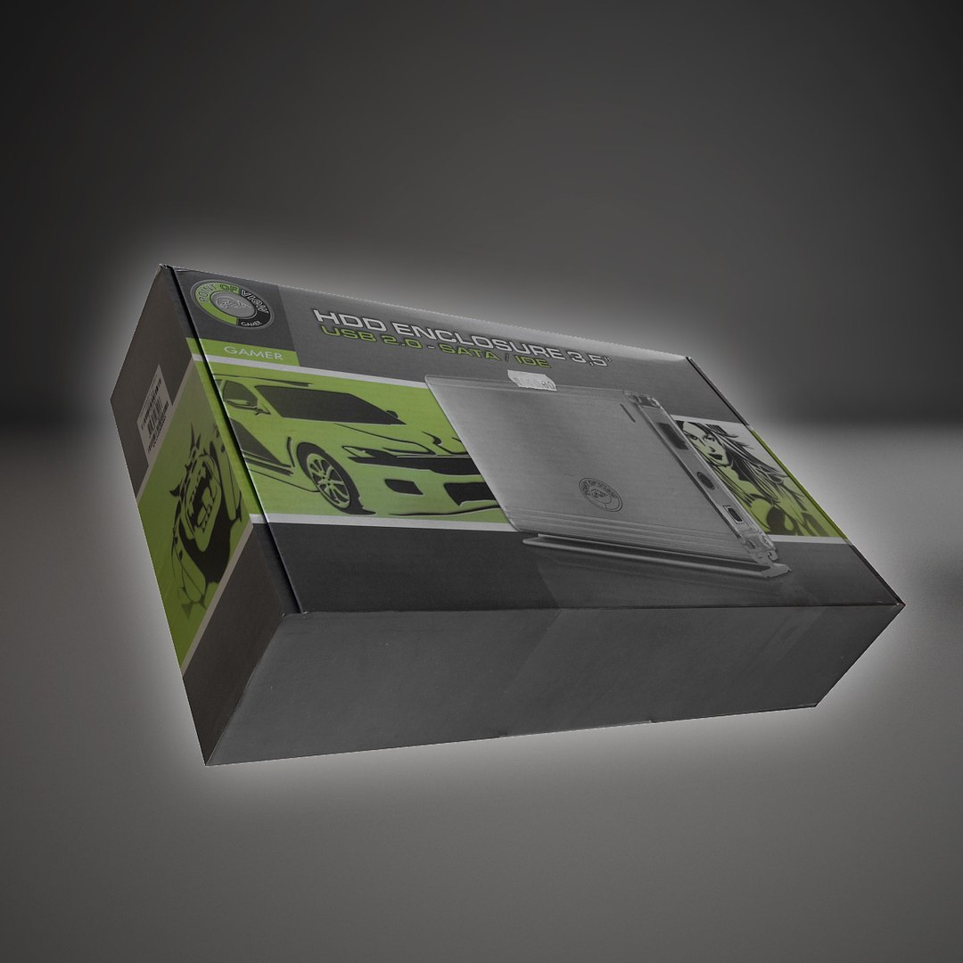3d model of equipment boxes