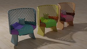 3D garden chair