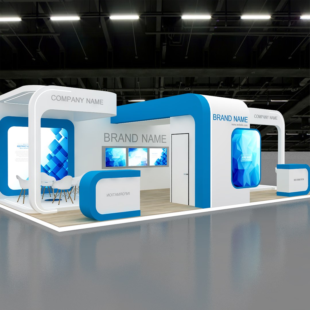 3D Booth Model - TurboSquid 2424124