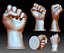 Fist hand gesture knuckle STL file 3D printable male
