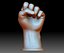 Fist hand gesture knuckle STL file 3D printable male