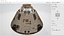reentry apollo command module 3d model