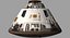 reentry apollo command module 3d model