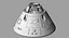 reentry apollo command module 3d model