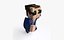 Agent Minecraft - Mixamo Animable - Vray-Arnold