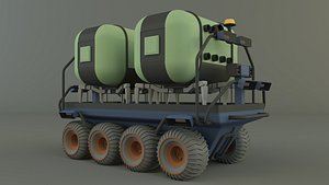 Space life capsule carrier 3D model 3D model