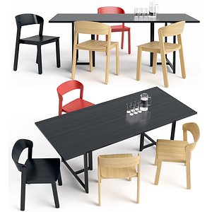 Pur Chair and Seleri table