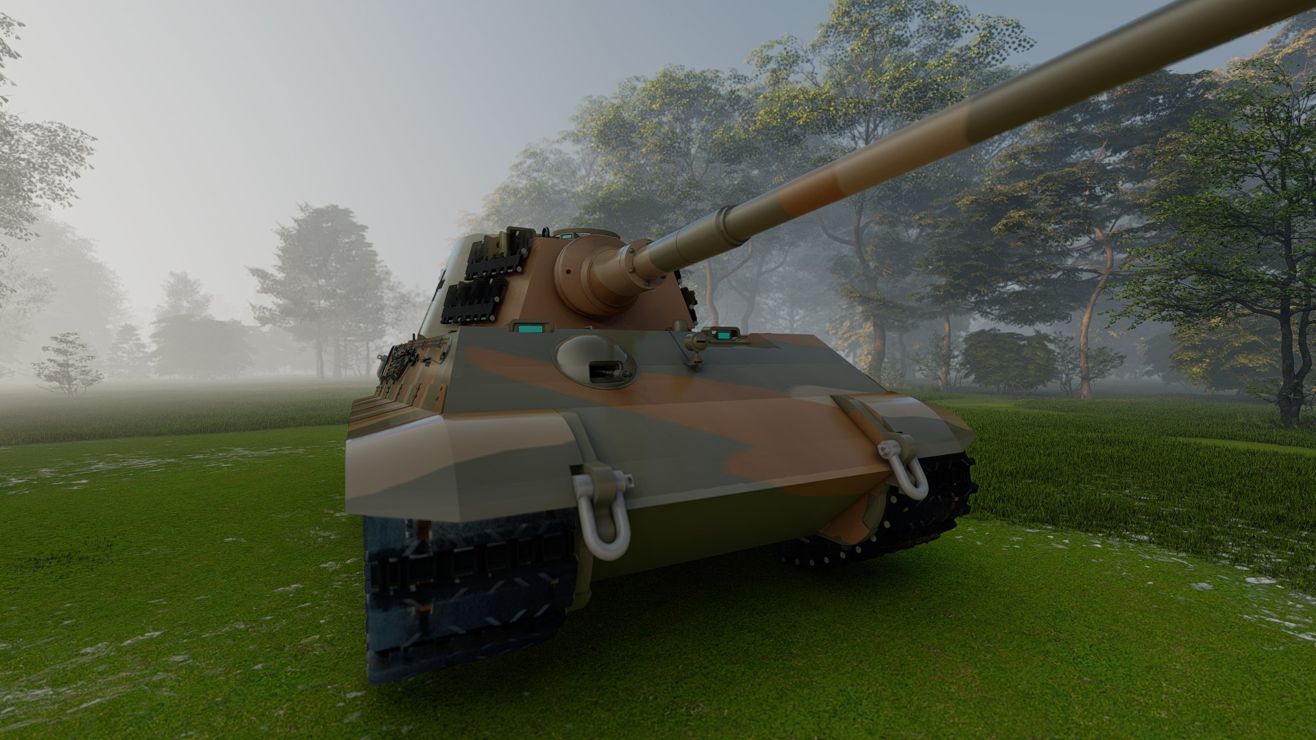 Tiger 2 Tank 3D Model - TurboSquid 2265938