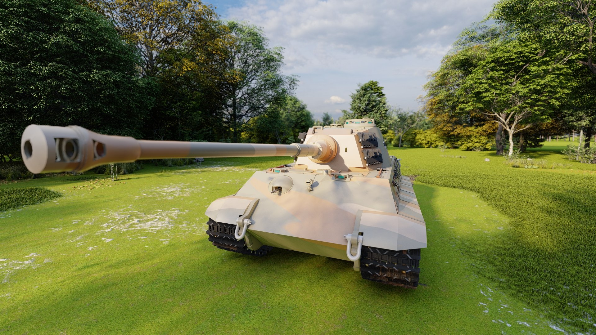 Tiger 2 Tank 3D Model - TurboSquid 2265938