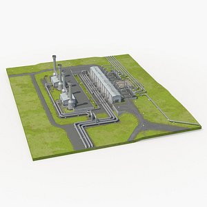 geothermal power plant model