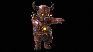 3D Chibi Franky Zombie 5