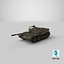Rigged T55A Tank GameReady LODs