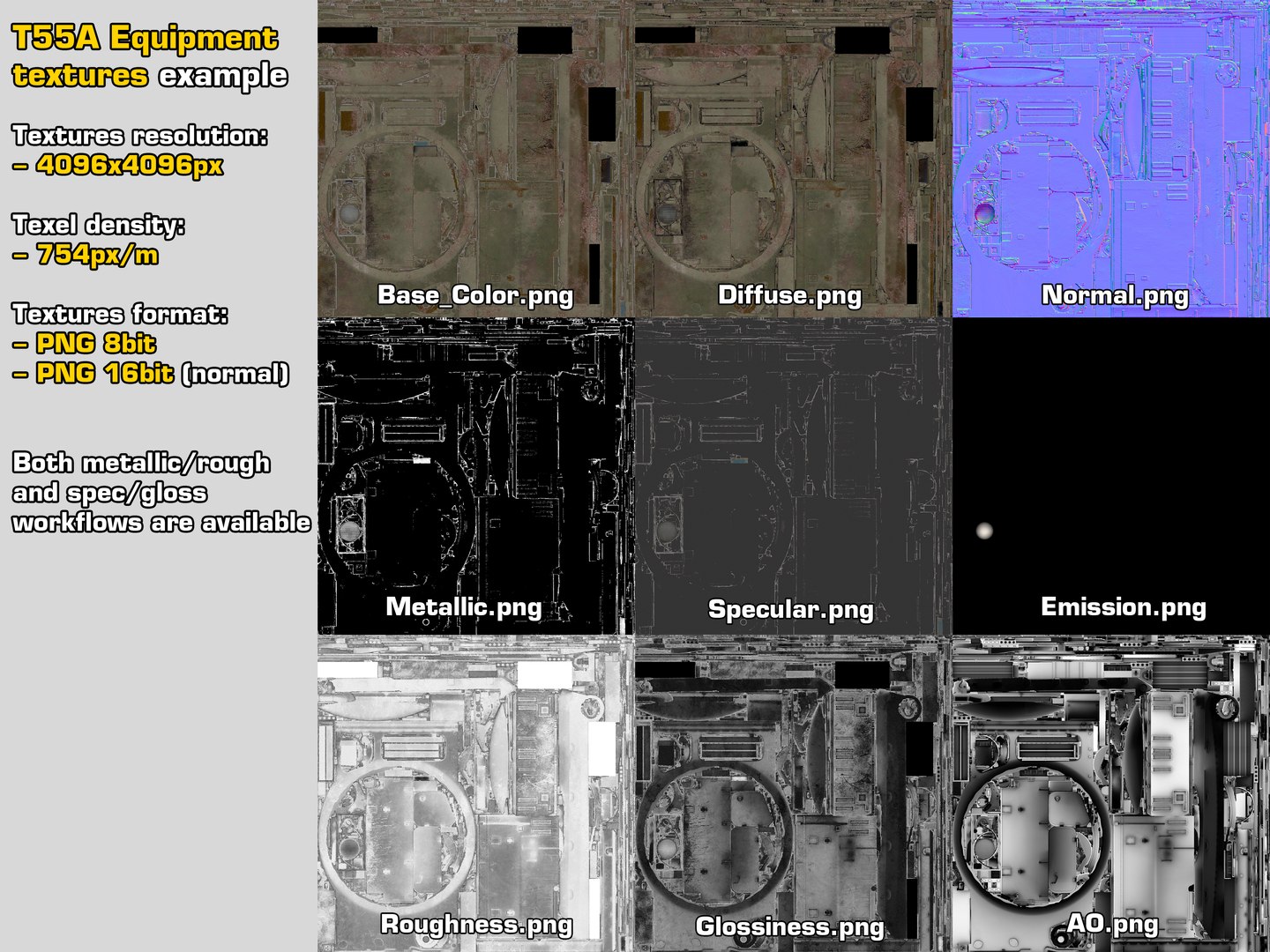 3D model Rigged T55A Tank GameReady LODs https://p.turbosquid.com/ts-thumb/OH/ulfgqr/JW/textures/jpg/1695131743/1920x1080/fit_q87/35ac9b592cf8f26409bed907e0885171dd4e61c9/textures.jpg