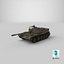Rigged T55A Tank GameReady LODs