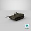 Rigged T55A Tank GameReady LODs