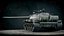 Rigged T55A Tank GameReady LODs