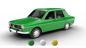 3D model Renault 12 TS 1975