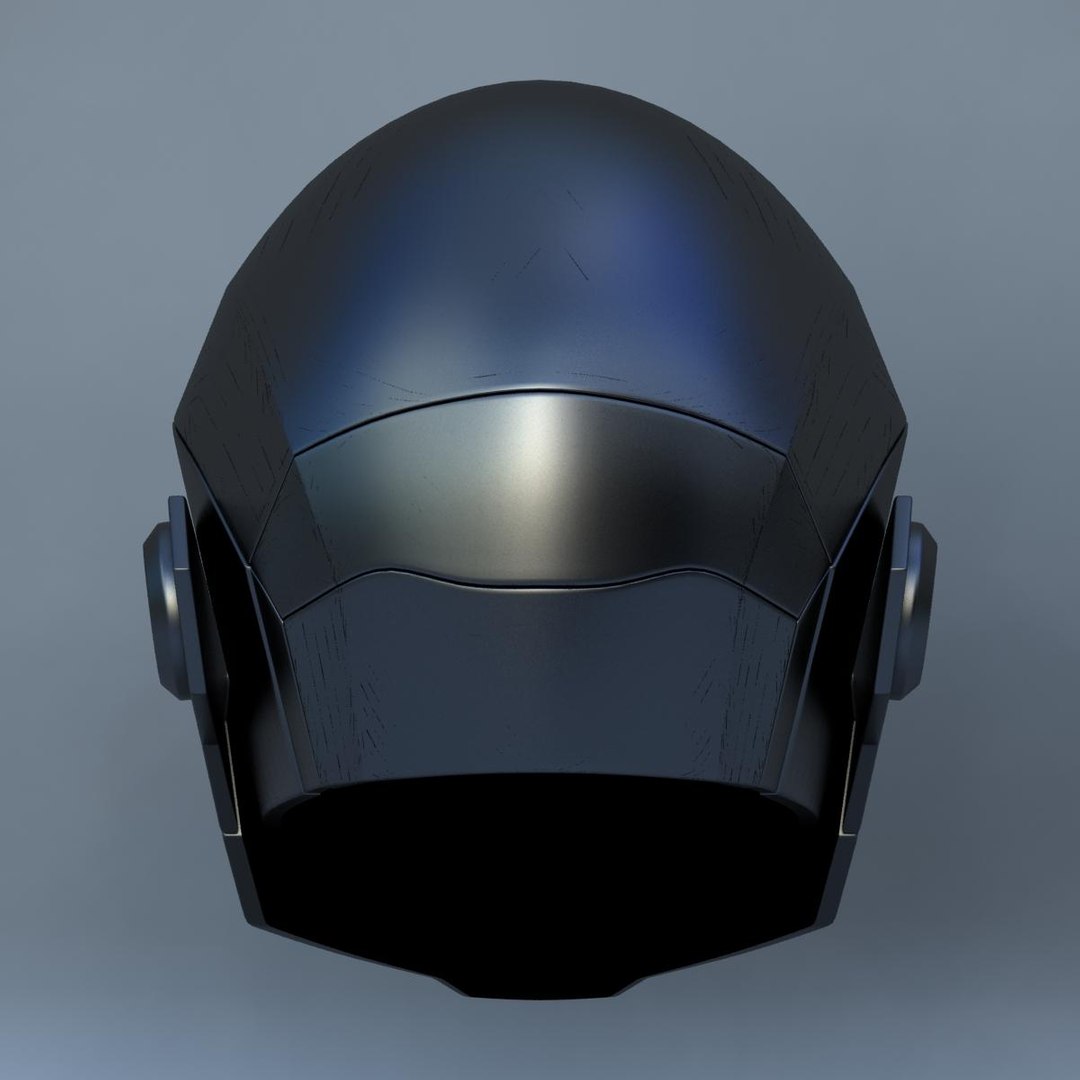 3d Robot Head H Model