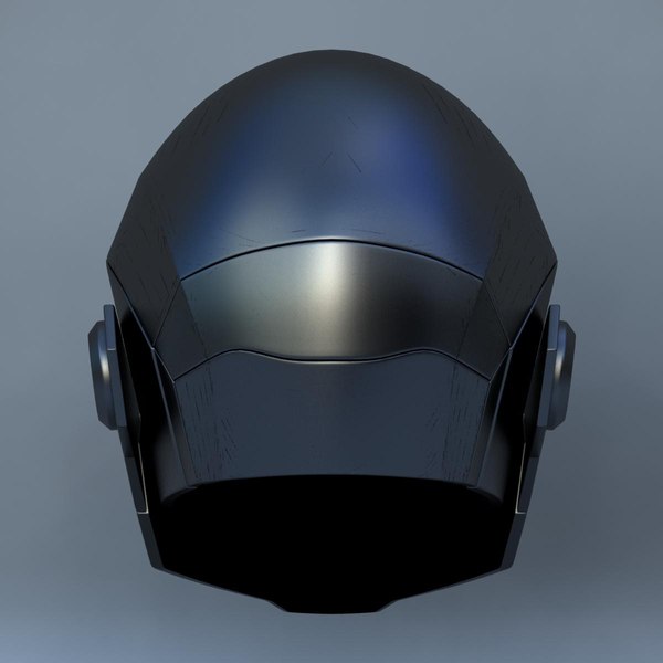 3d robot head h model