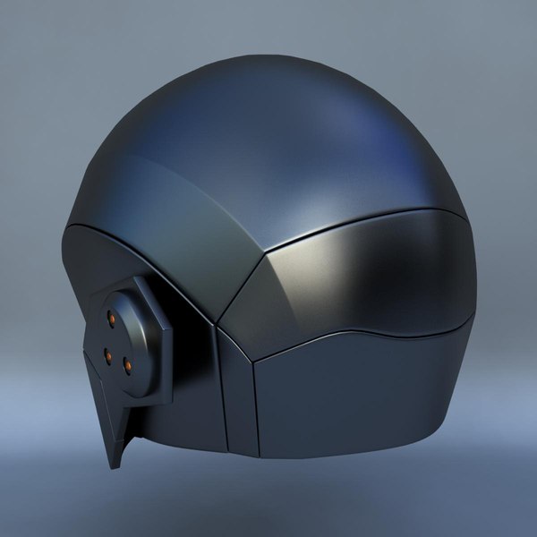 3d robot head h model