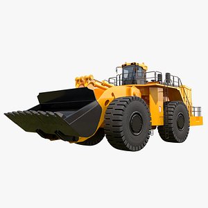 3D Heavy Wheeled  Loader