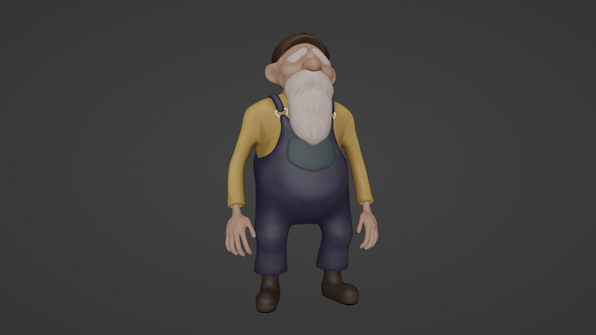 3D Character Old Man - TurboSquid 2036502