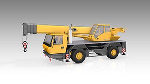 Mobile Crane GMK 2035 E 3D