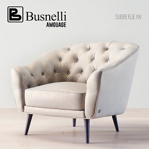 3D busnelli amouage armchair