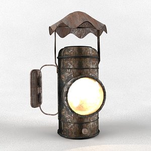 3d model lamp old
