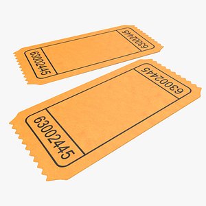 Blank Movie Ticket