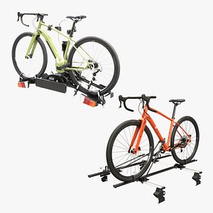 3D Bicycle Towbar and Roof Carriers Collection