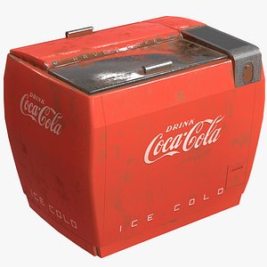 Coca-cola vintage soda machine Coke cooler