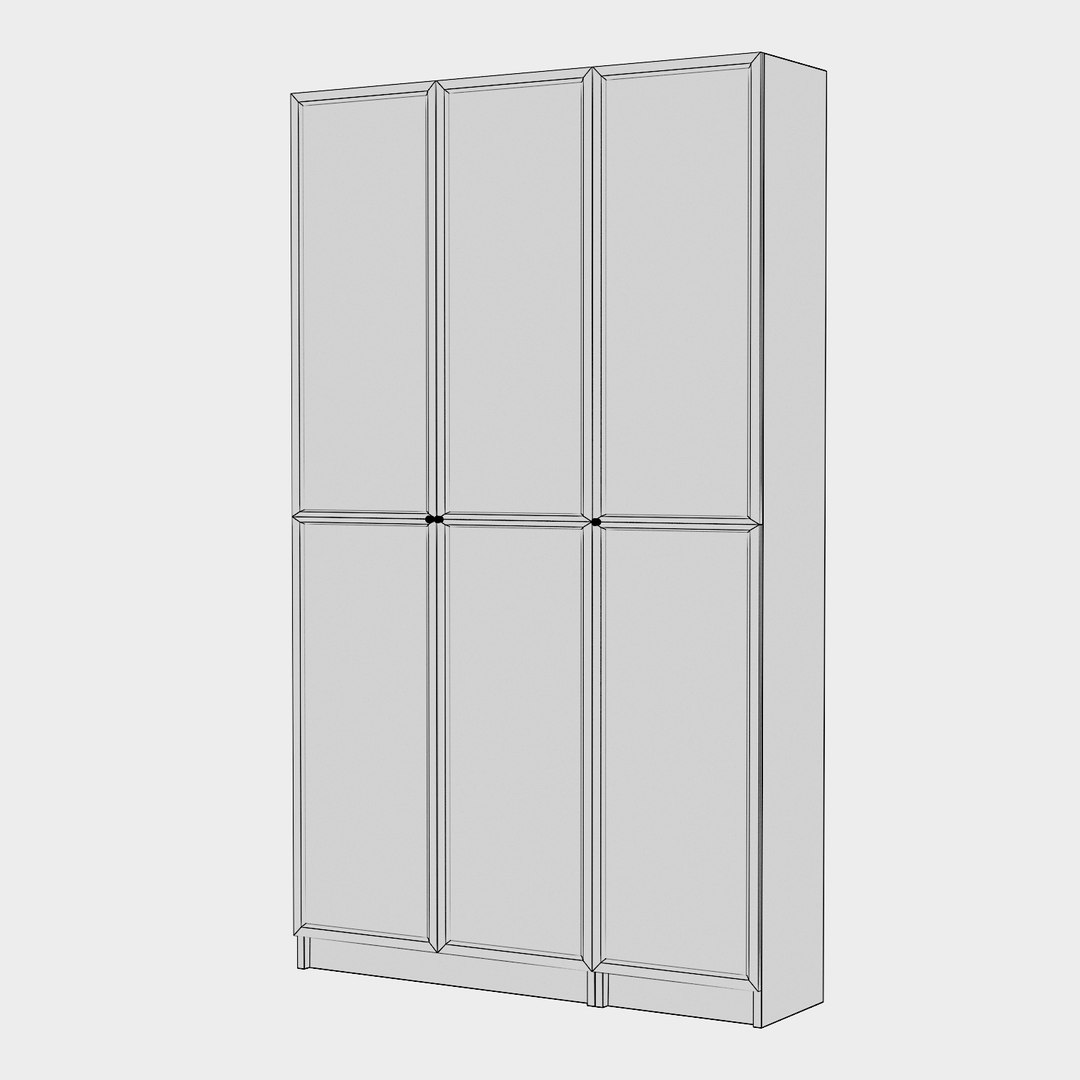 Ikea Bookcase 3D Model - TurboSquid 1611534