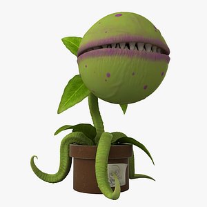 3D model carnivorous plant