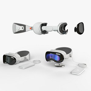 Realistic copy of   Apple vision pro 2023 3D model