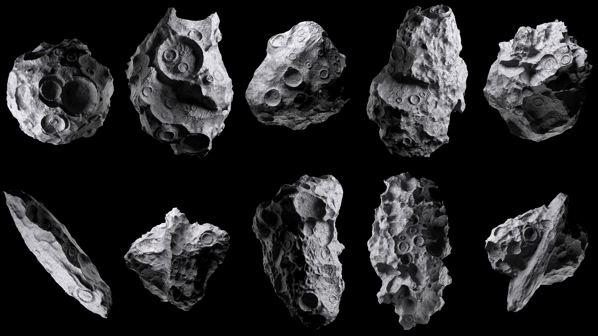 3D model Asteroids BUNDLE https://p.turbosquid.com/ts-thumb/OI/LiD5dn/dh/02/jpg/1620509670/1920x1080/fit_q87/7fd2709f042468aaa92fd36a3de462c642d7c952/02.jpg