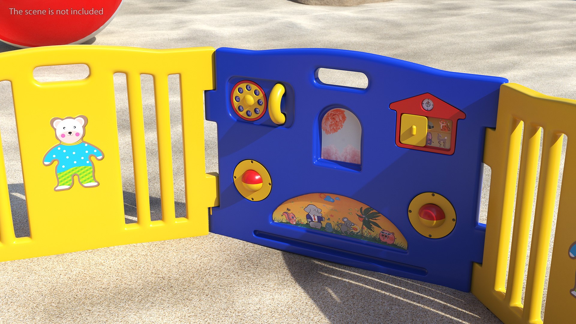 Baby Playpen Octagon 3D TurboSquid 1838071