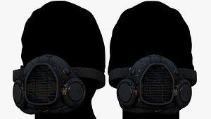 gas mask 3D model