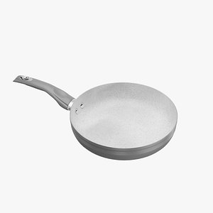 Grey Frying Pan 3D model
