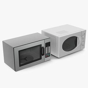 Generic Microwave Ovens 3D Models Collection